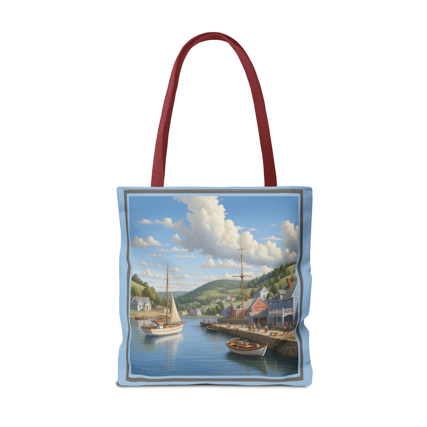 Coastal Village Tote Bag (AOP)