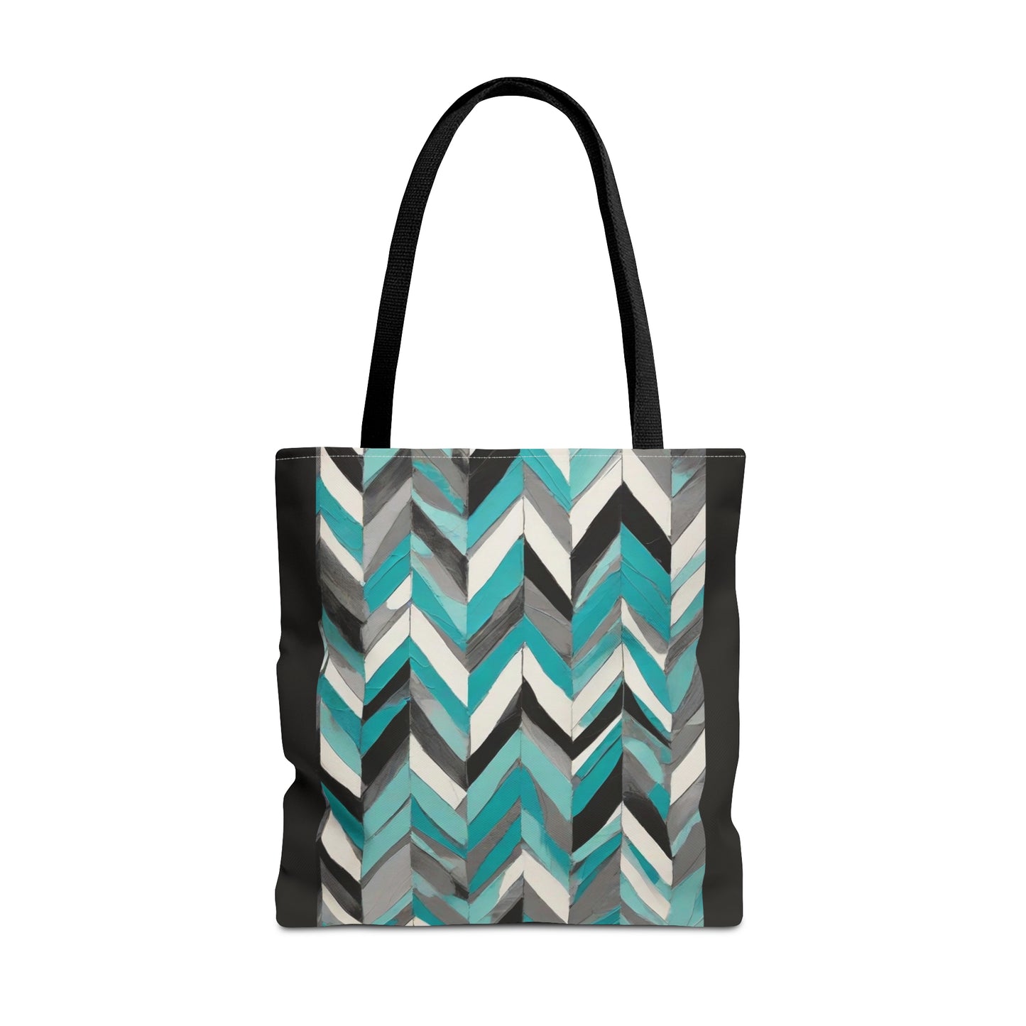 Chevron& Block Tote Bag (AOP)