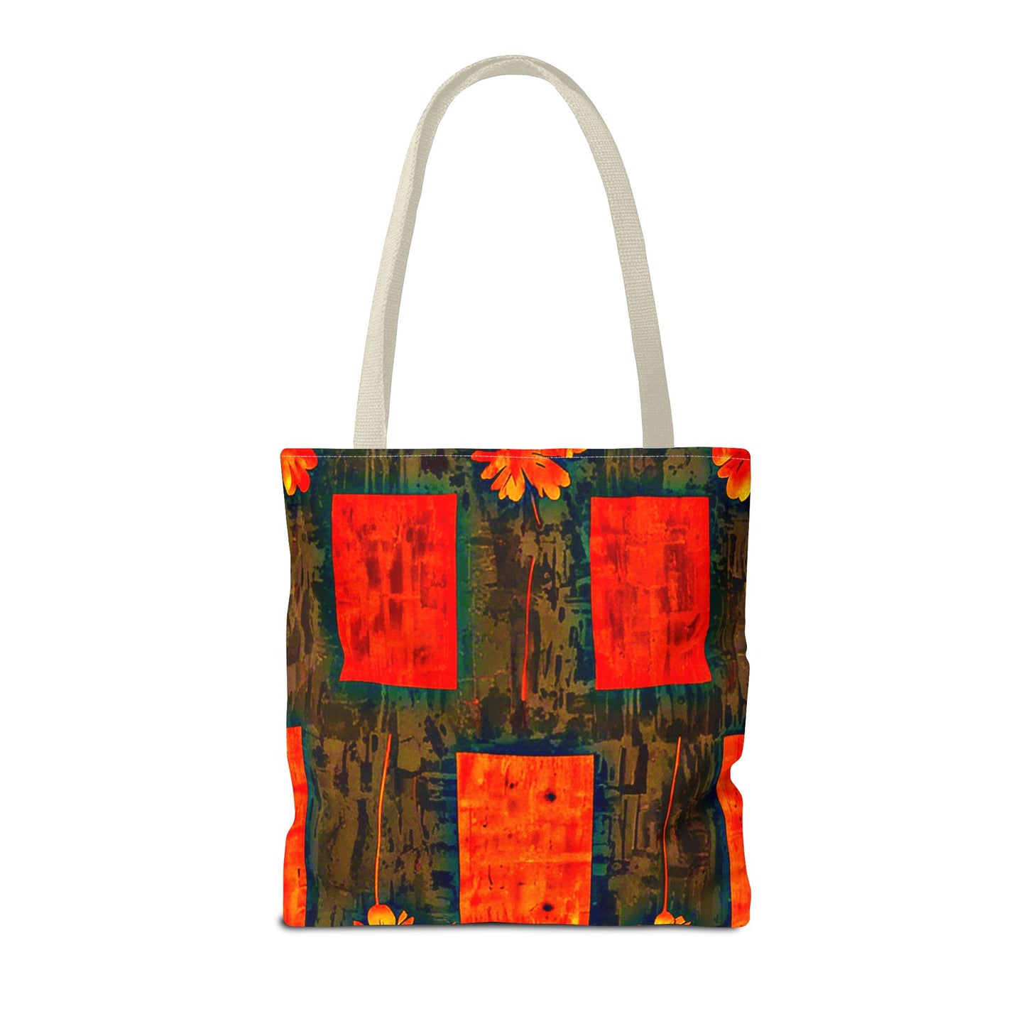 City Flower - Vibrant Floral Tote Bag - Colorful Art for Everyday Use