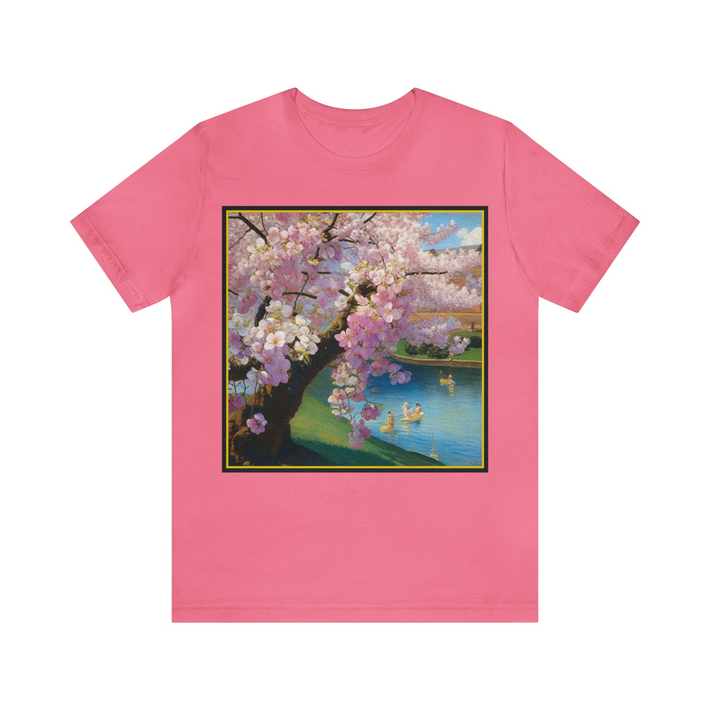 Cherry Blossoms -- Unisex Jersey Short Sleeve Tee