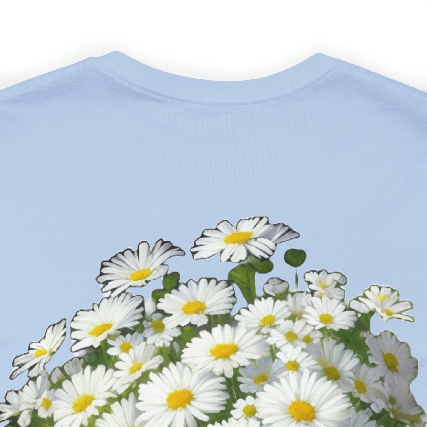 Daisies (back) -- Unisex Jersey Short Sleeve Tee