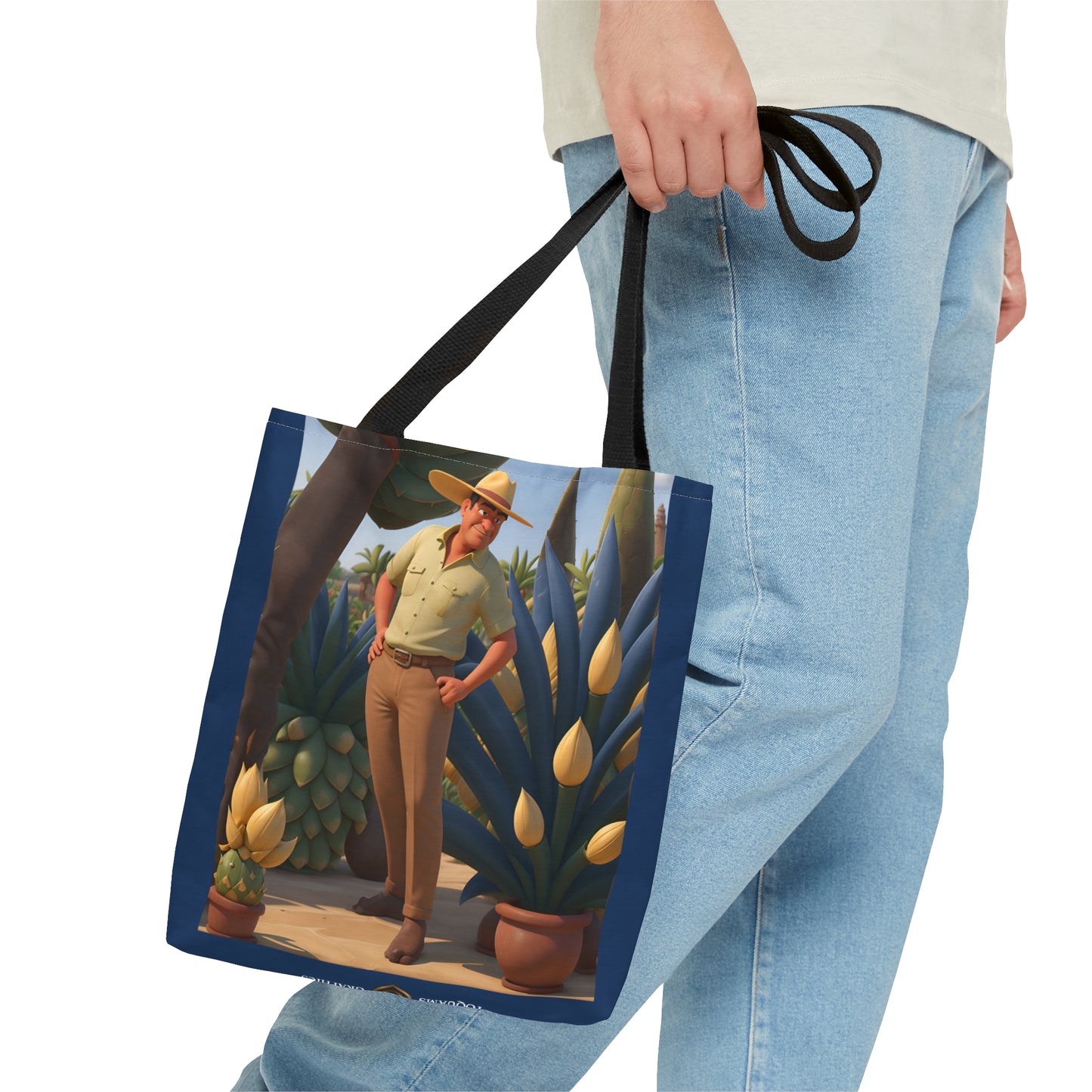 Blue Agave Tote Bag (AOP)