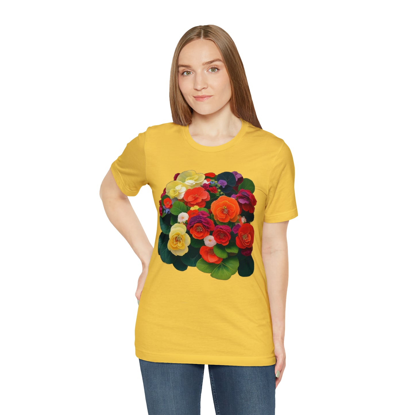 Begonia -- Unisex Jersey Short Sleeve Tee