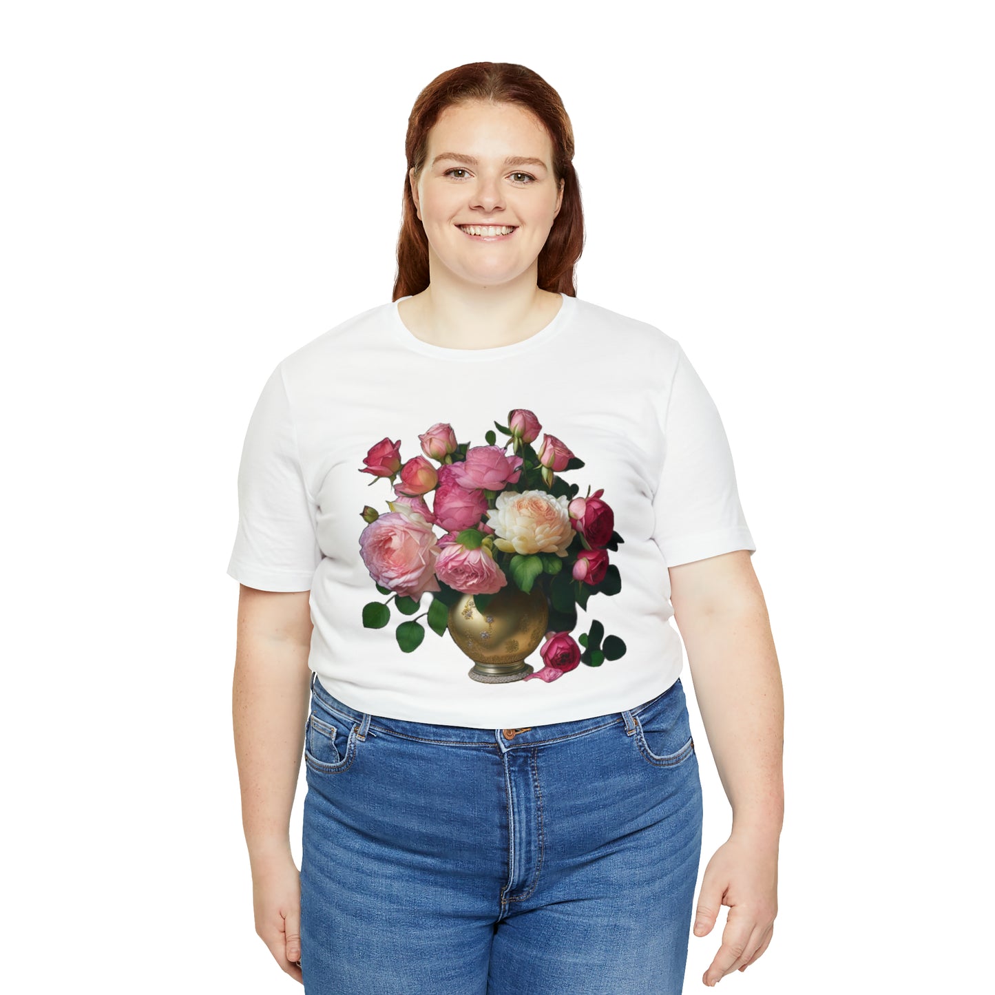 American Beauty Roses -- Unisex Jersey Short Sleeve Tee