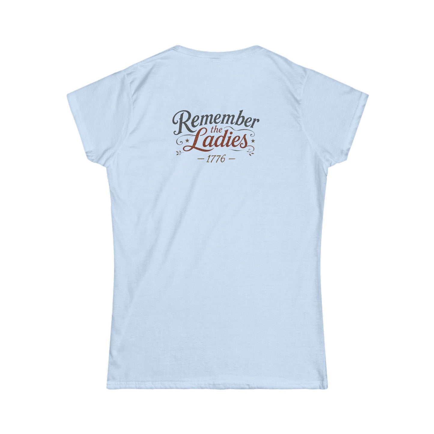 Remember the Ladies in Combat — Vintage Women’s 1776 Patriotic T‑Shirt