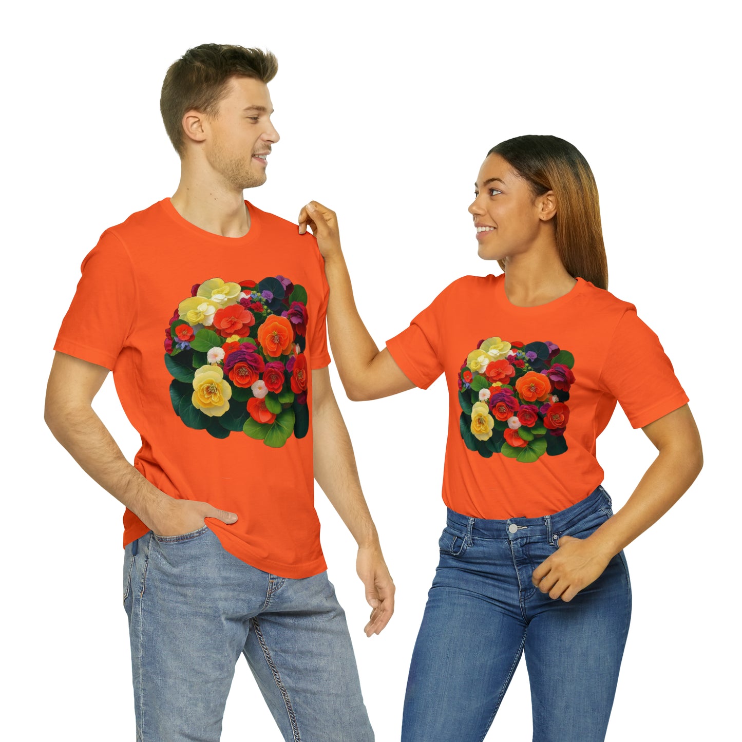 Begonia -- Unisex Jersey Short Sleeve Tee