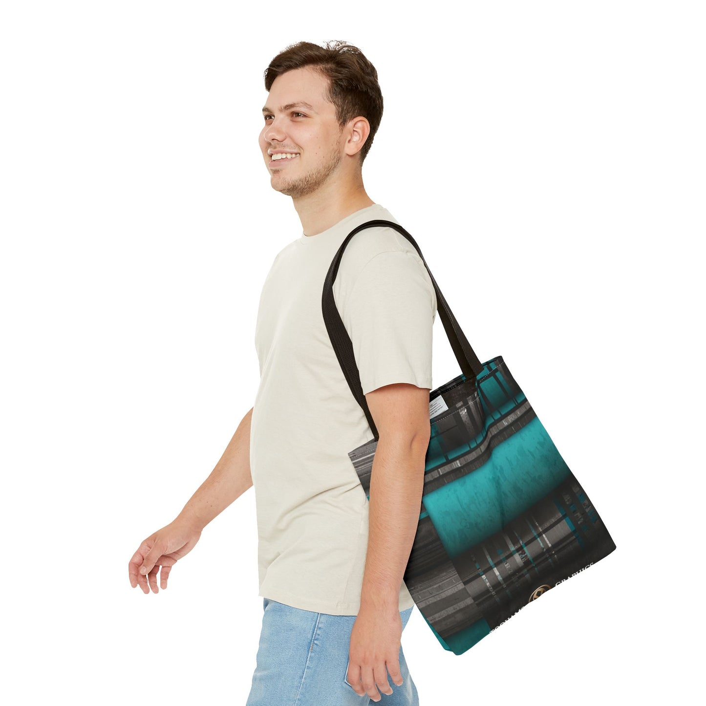 Modern Geometric Tote Bag - Stylish and Functional for Everyday Use