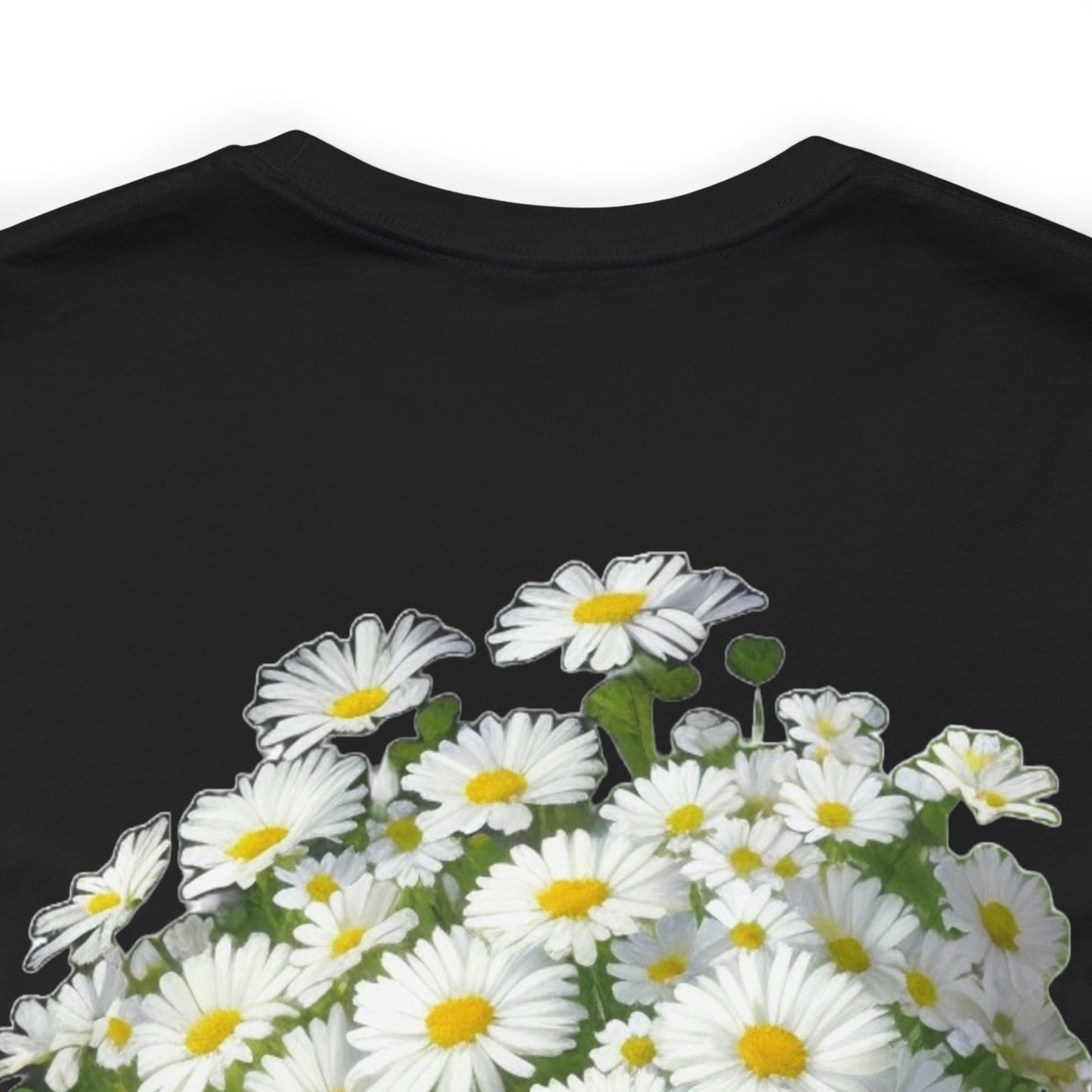 Daisies (back) -- Unisex Jersey Short Sleeve Tee