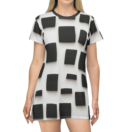 B/W -- T-Shirt Dress (AOP)