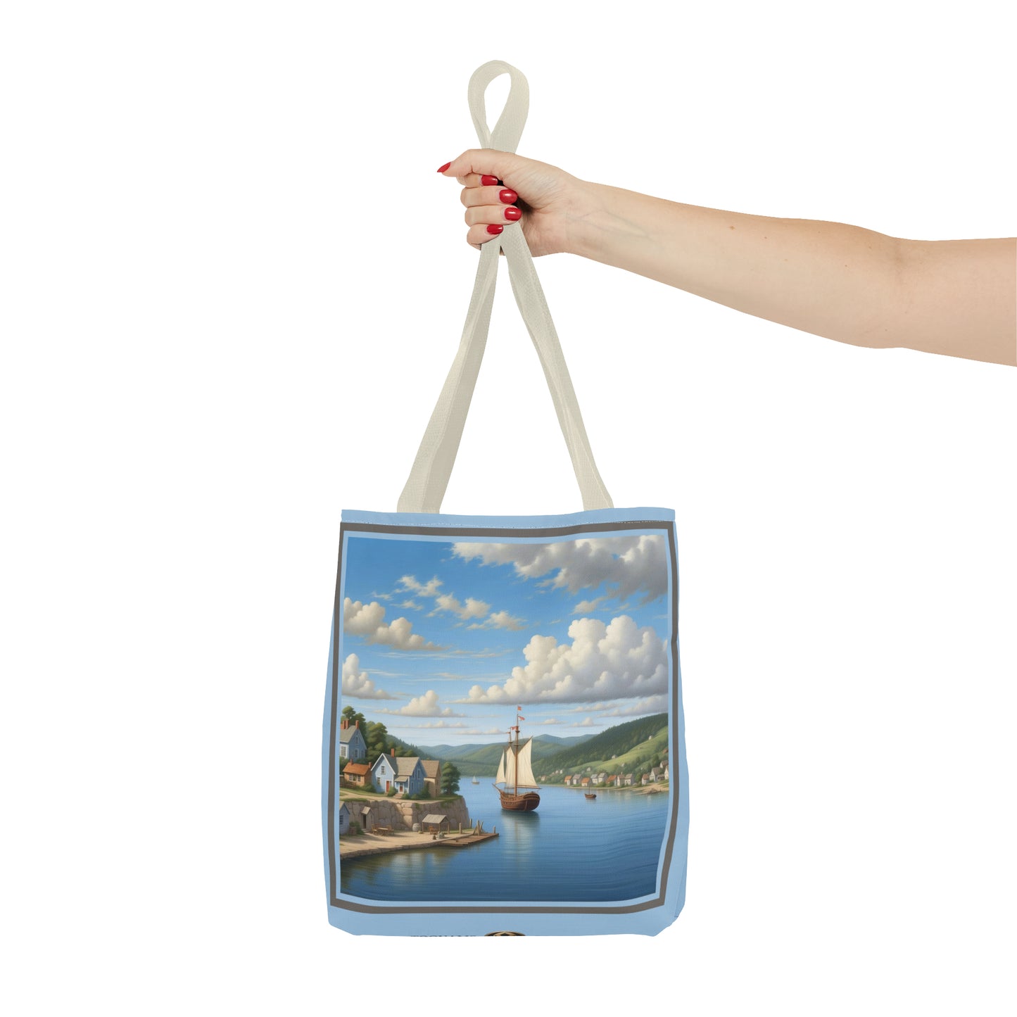 Coastal Village Tote Bag (AOP)