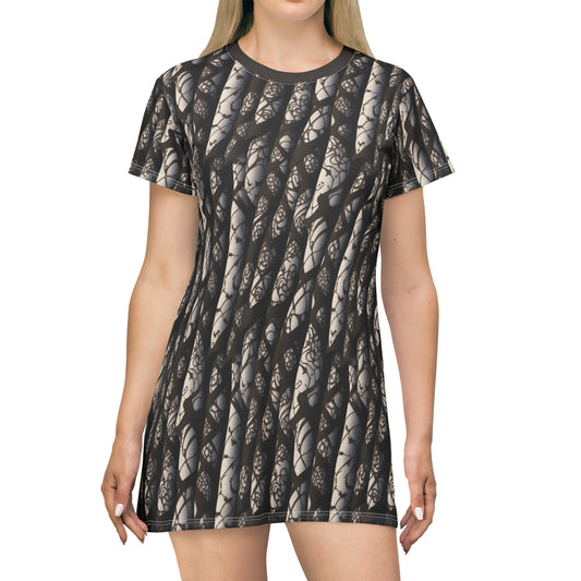 Chocolate & Vanilla -- T-Shirt Dress (AOP)