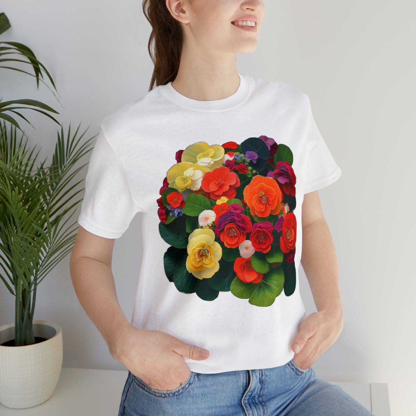 Begonia -- Unisex Jersey Short Sleeve Tee