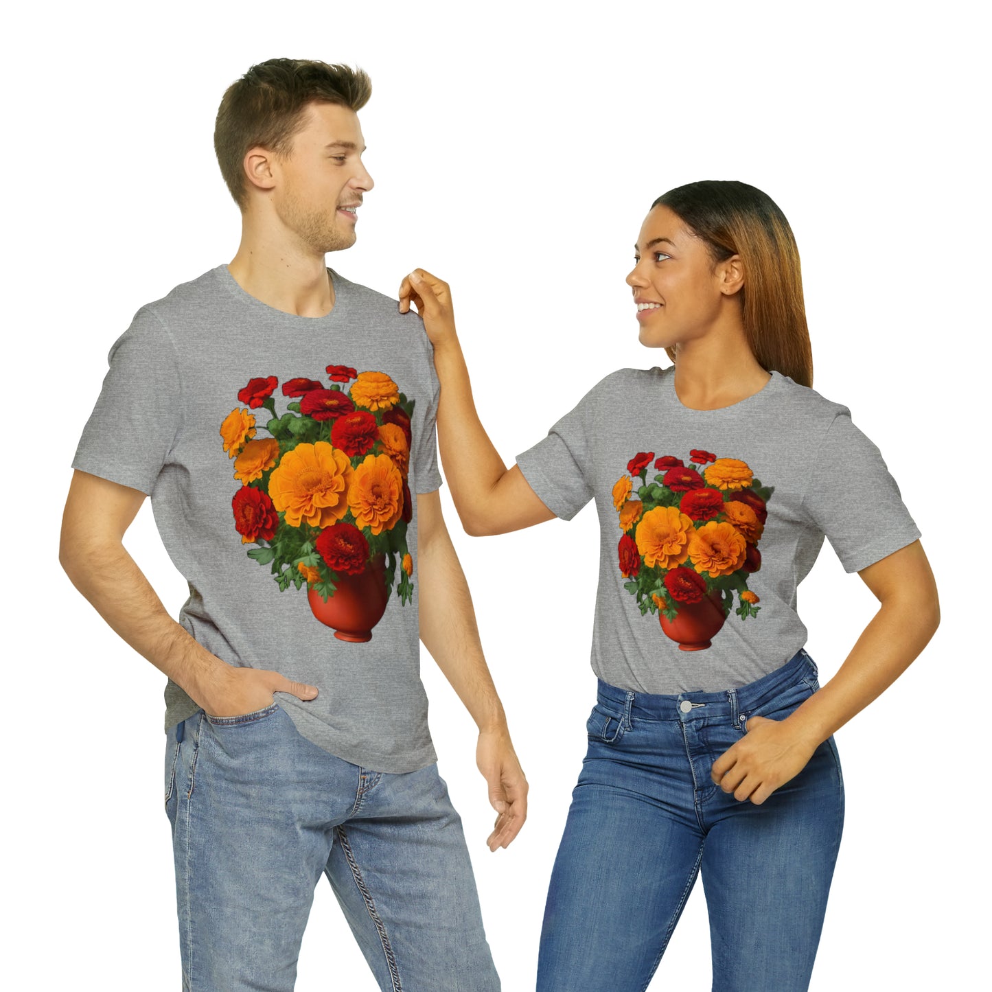 Marigold -- Unisex Jersey Short Sleeve Tee