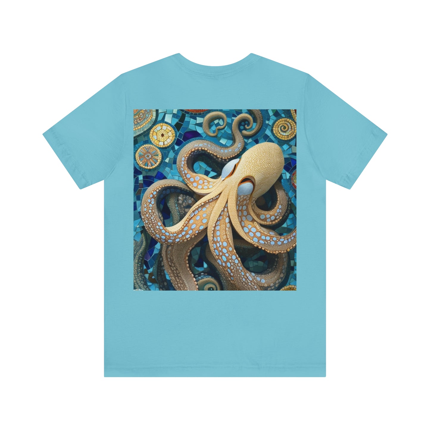 Octopus (Back) -- Unisex Jersey Short Sleeve Tee