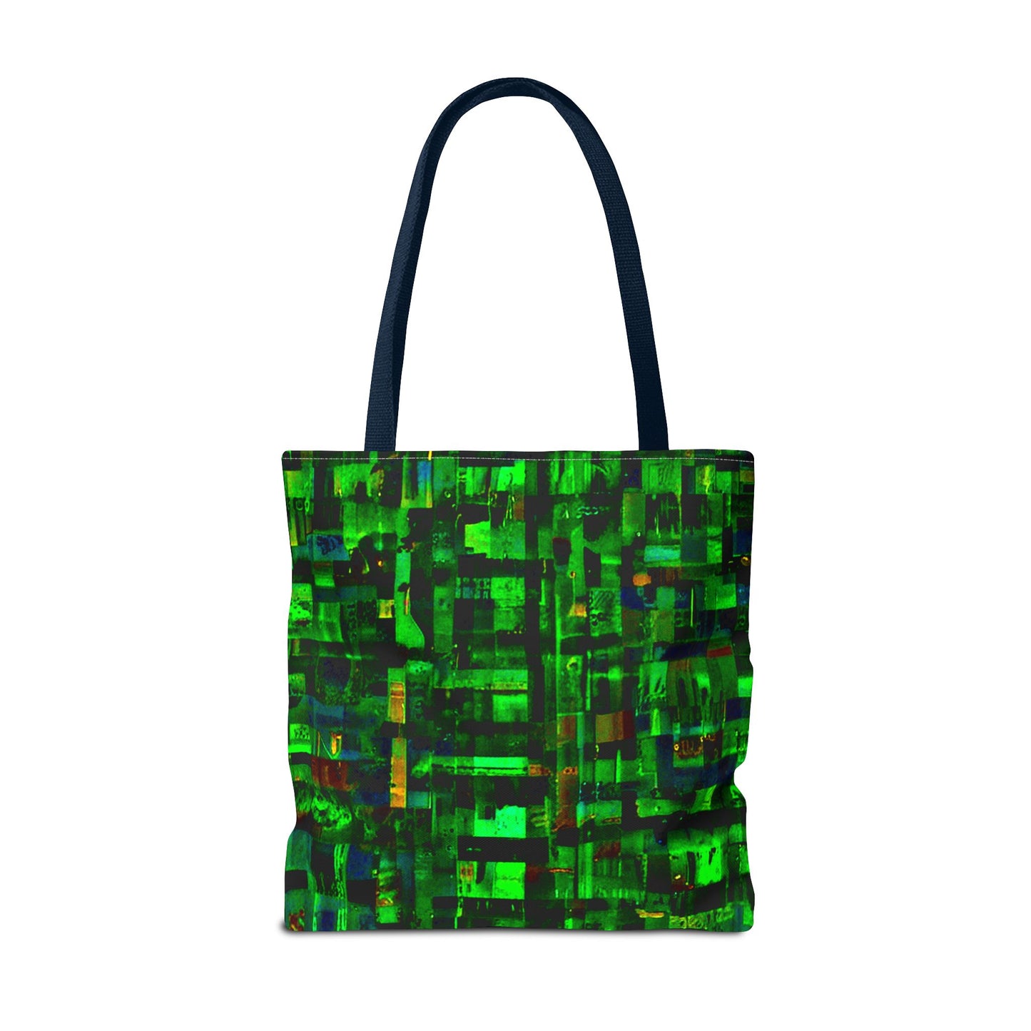 Mother Board - Vibrant Green Abstract Tote Bag - Stylish Eco-Friendly Carryall
