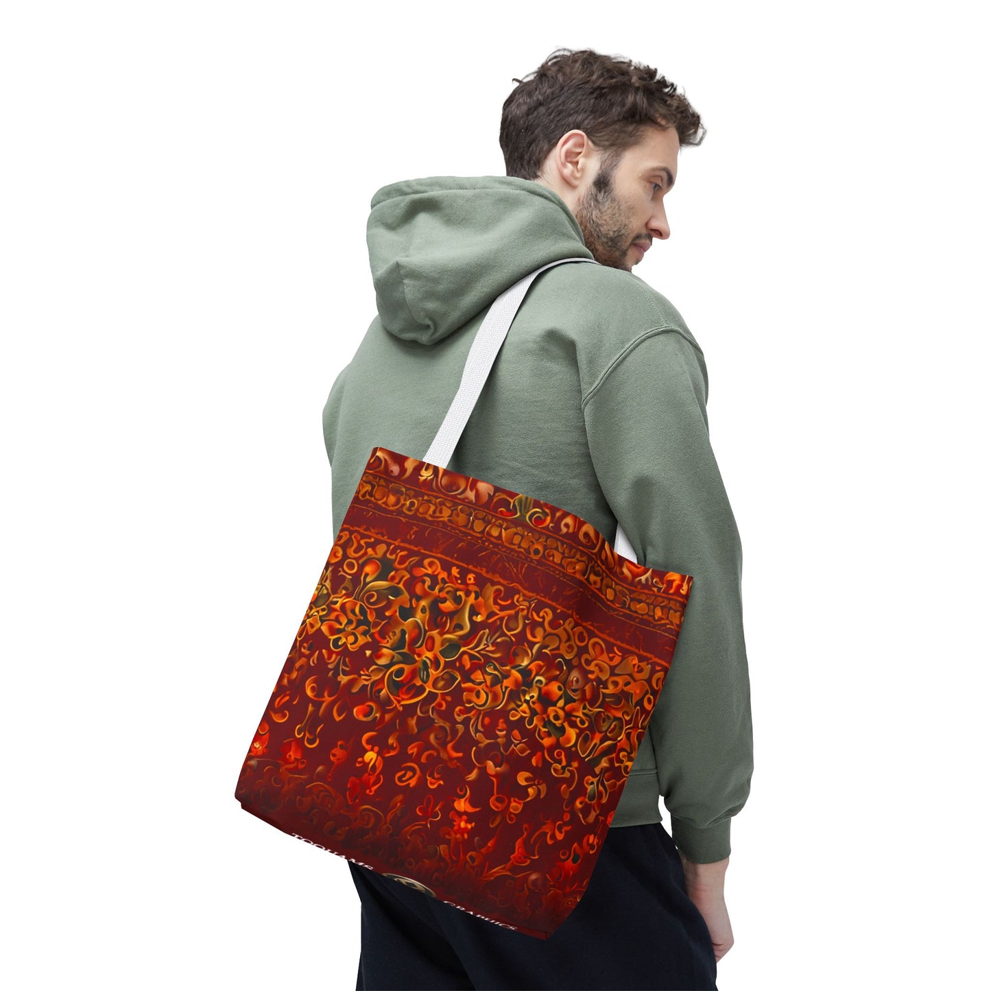 Corlu - Bohemian Floral Tote Bag - Vibrant and Stylish Carryall for Everyday Adventures