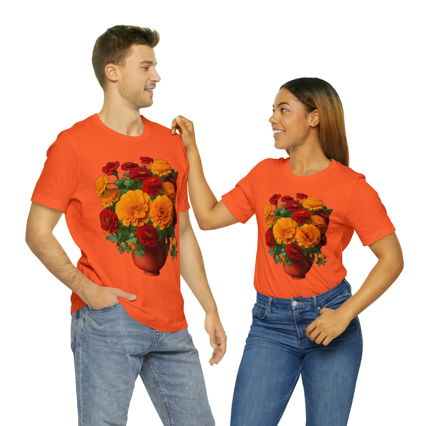 Marigold -- Unisex Jersey Short Sleeve Tee