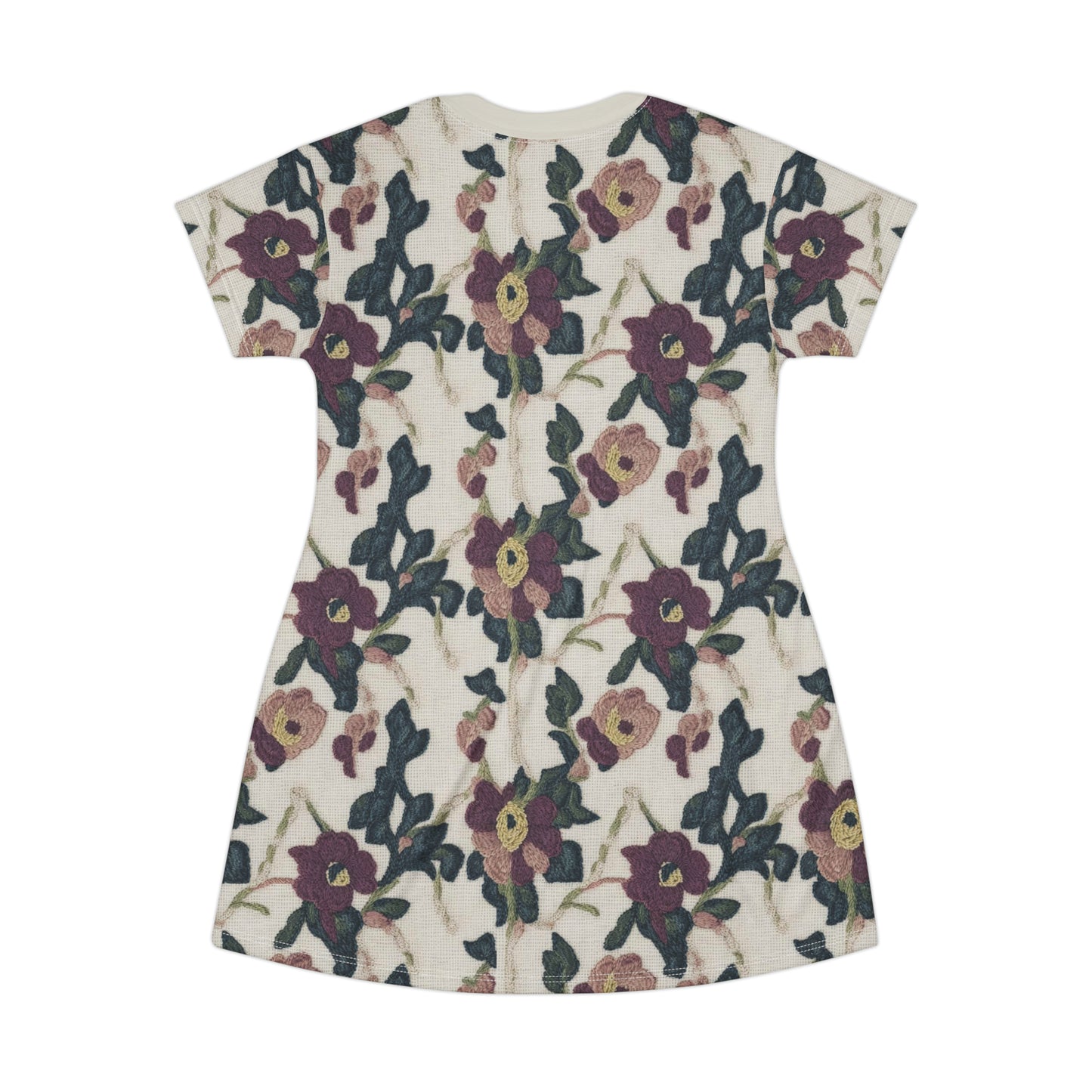 Needlepoint Print 101 -- T-Shirt Dress (AOP)