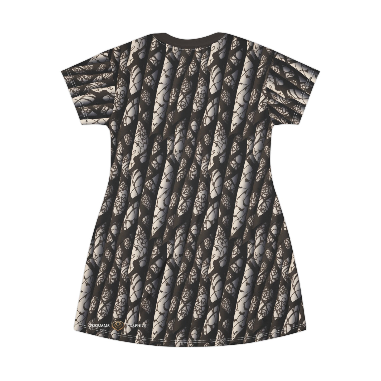 Chocolate & Vanilla -- T-Shirt Dress (AOP)