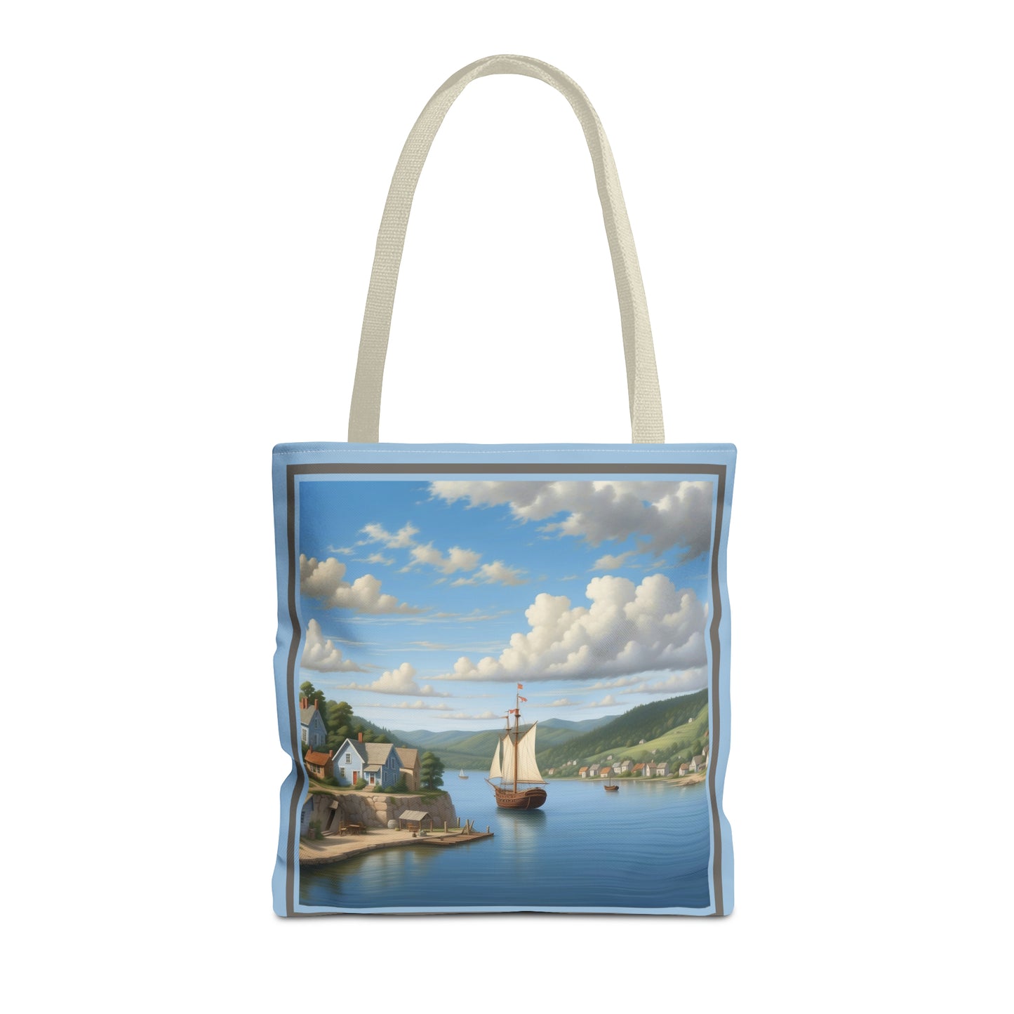 Coastal Village Tote Bag (AOP)