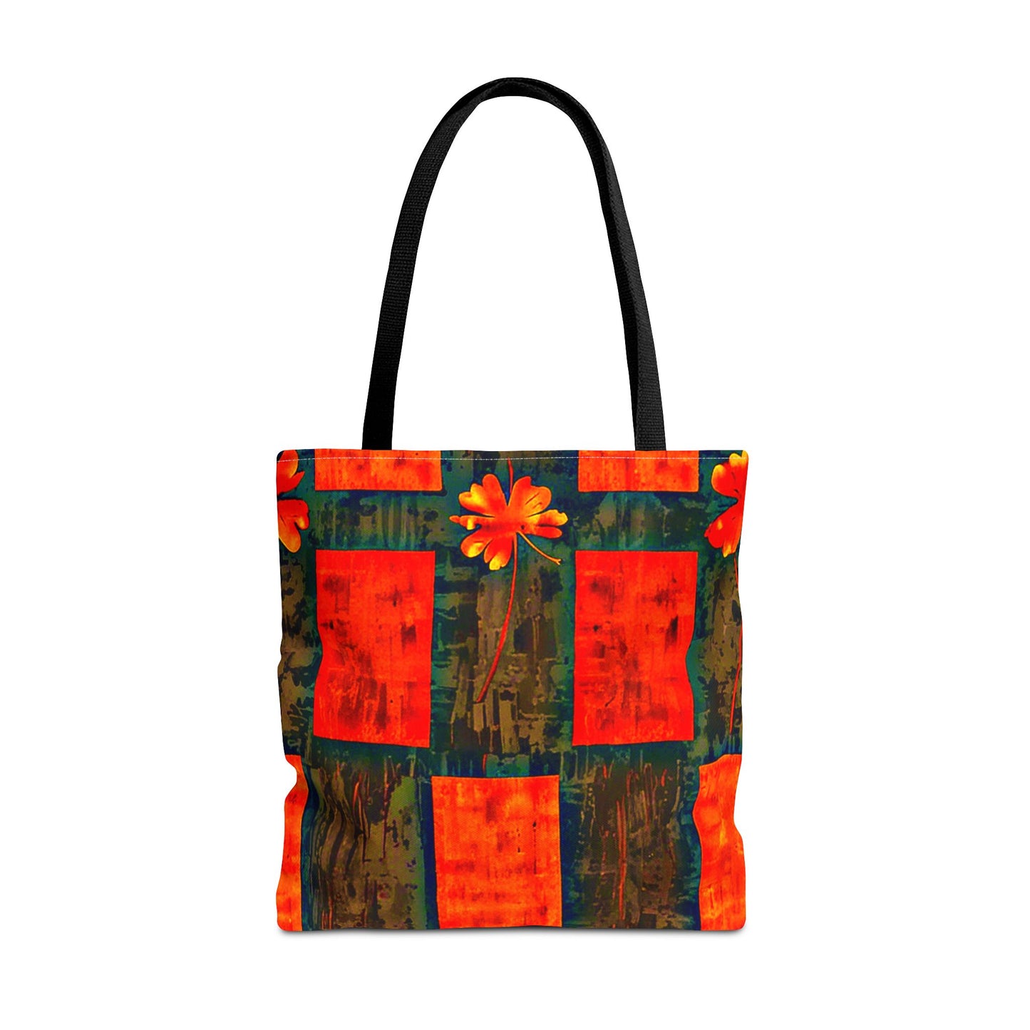 City Flower - Vibrant Floral Tote Bag - Colorful Art for Everyday Use