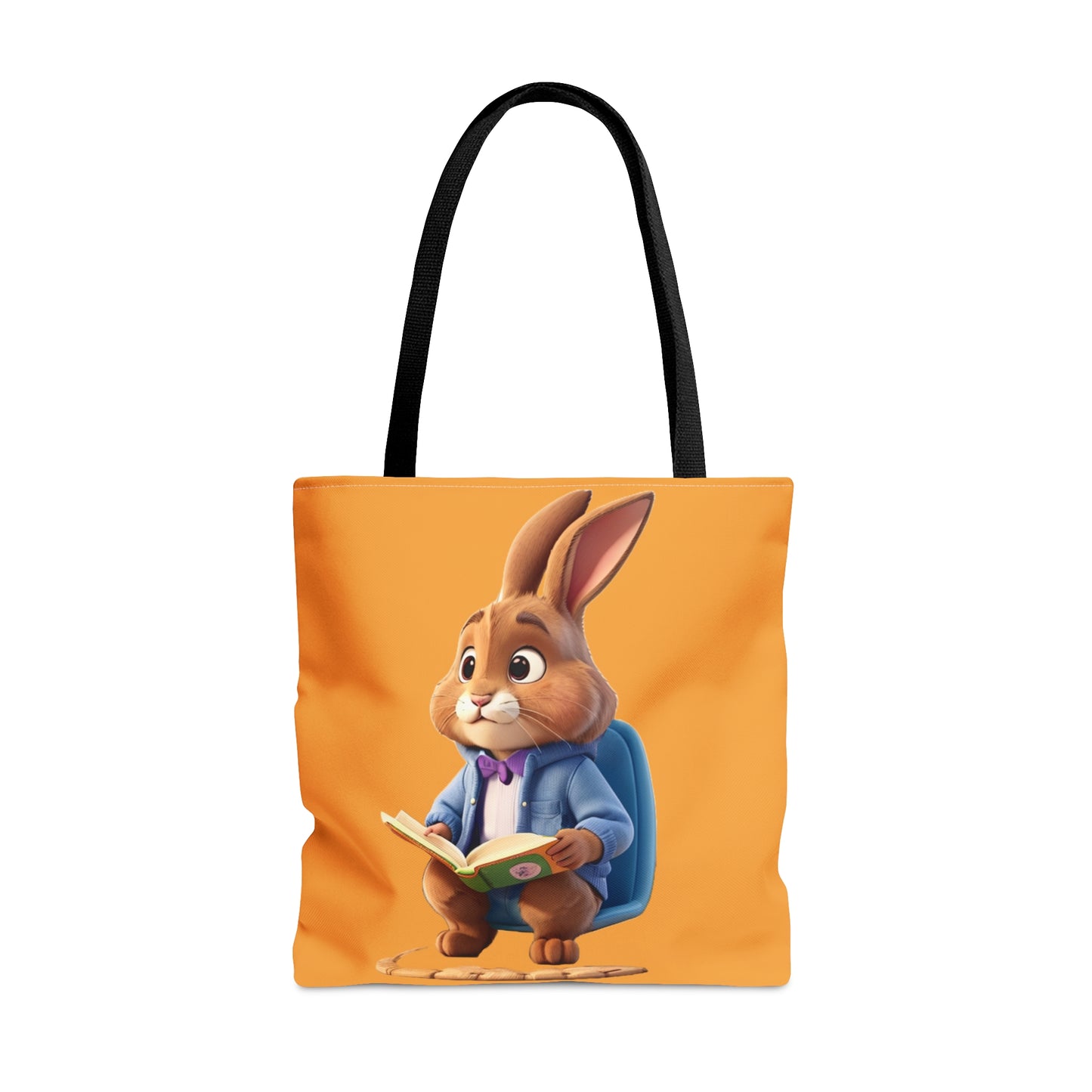 Reading Rabbit Tote Bag (AOP)