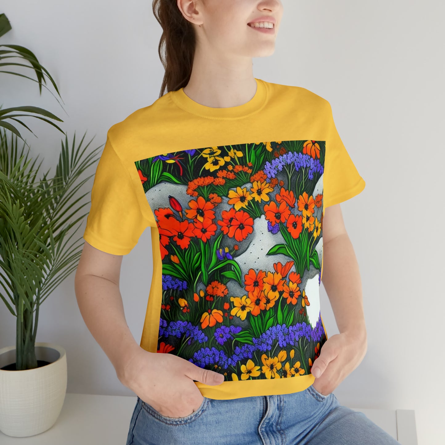 VT Wildflowers #9 -- Unisex Jersey Short Sleeve Tee