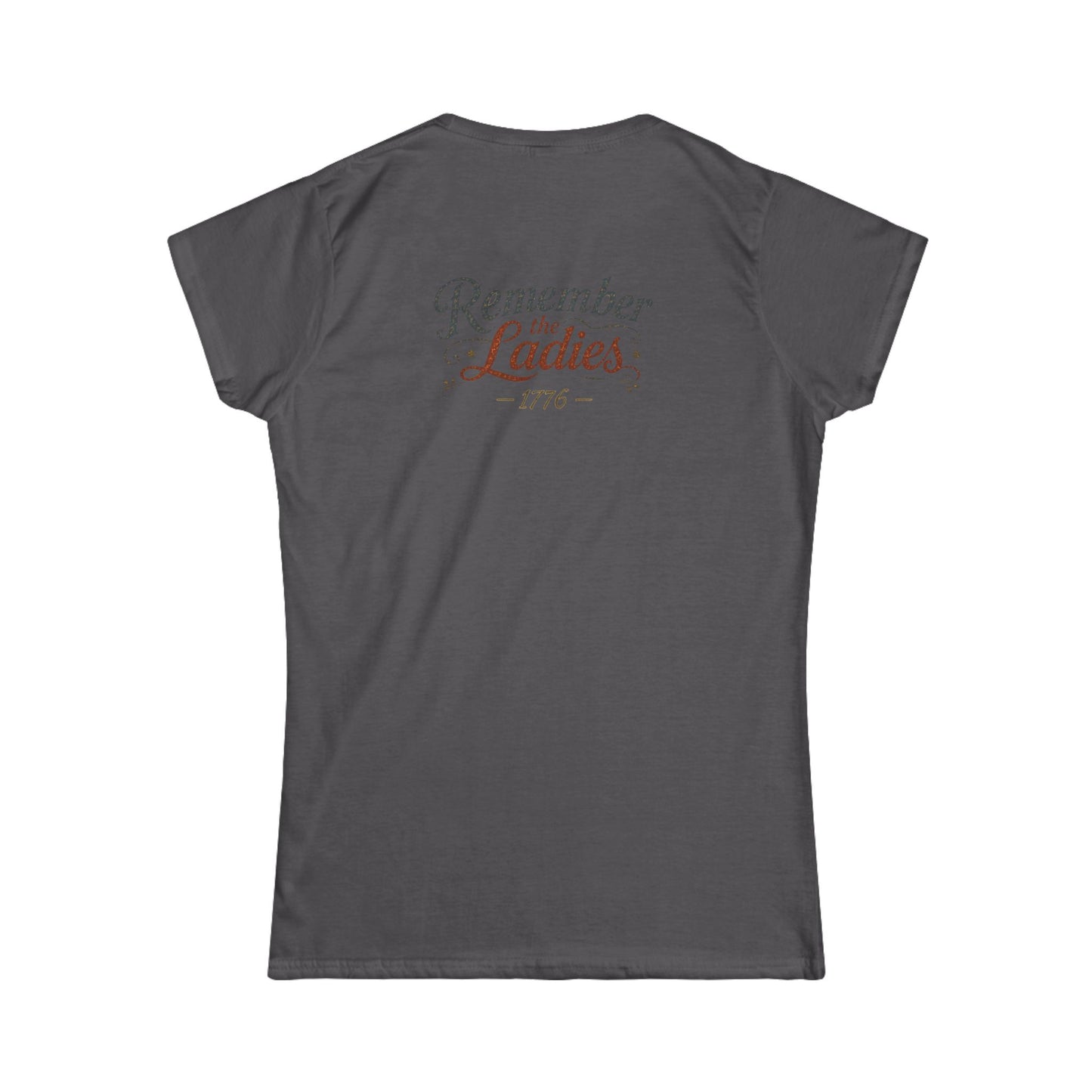Remember the Ladies in Combat — Vintage Women’s 1776 Patriotic T‑Shirt