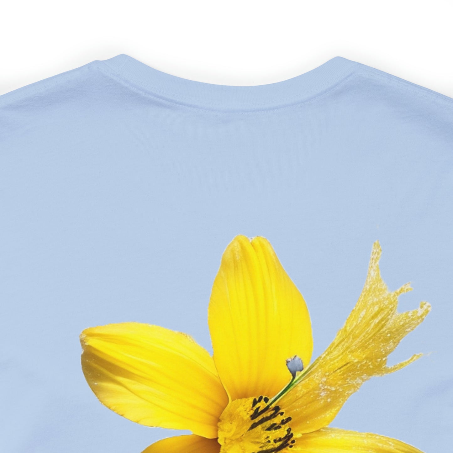 Daffodil (back) -- Unisex Jersey Short Sleeve Tee