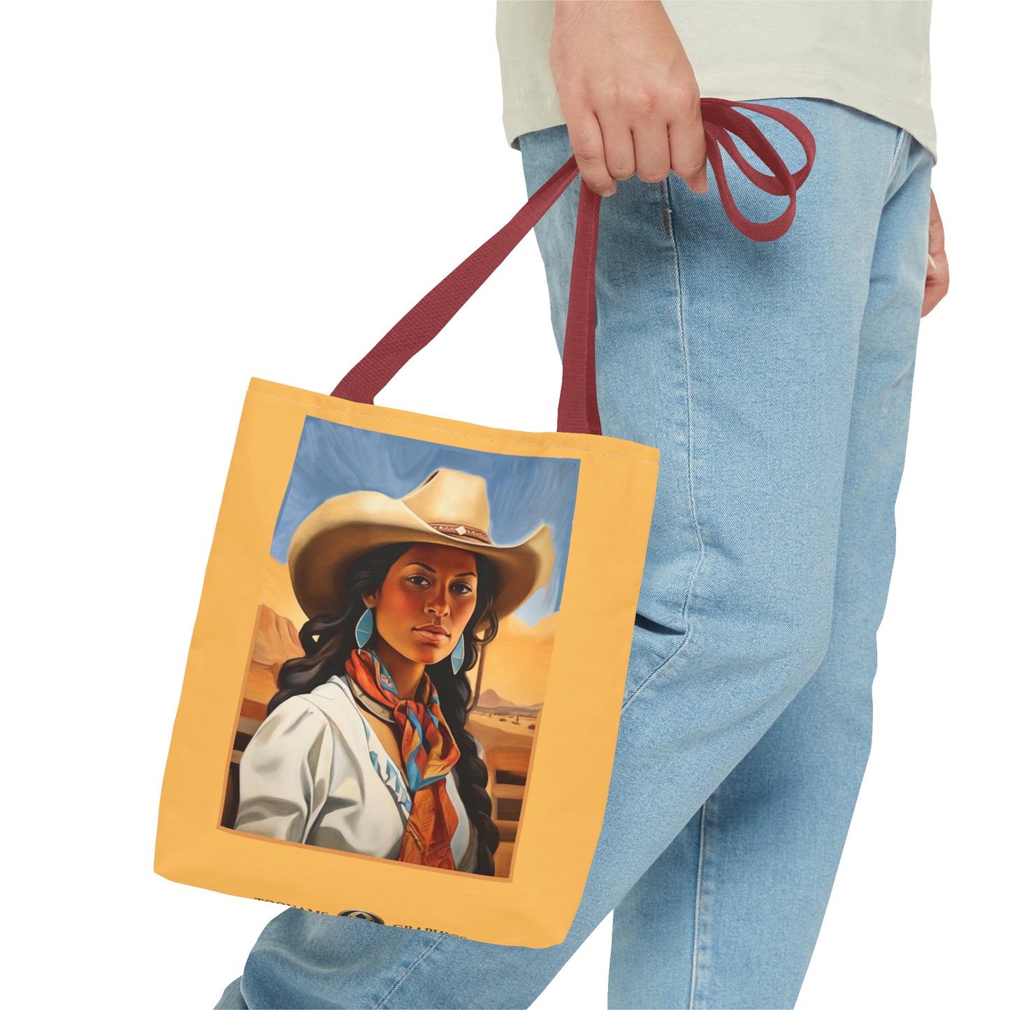 Cowgirl/boy Tote Bag (AOP)