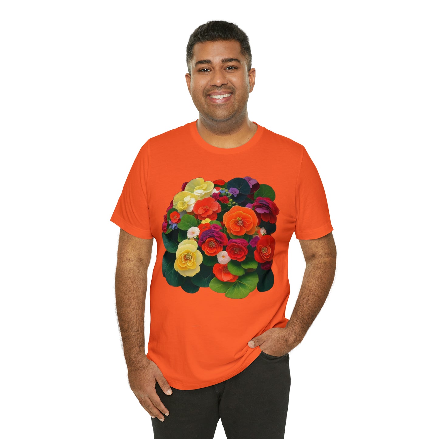 Begonia -- Unisex Jersey Short Sleeve Tee