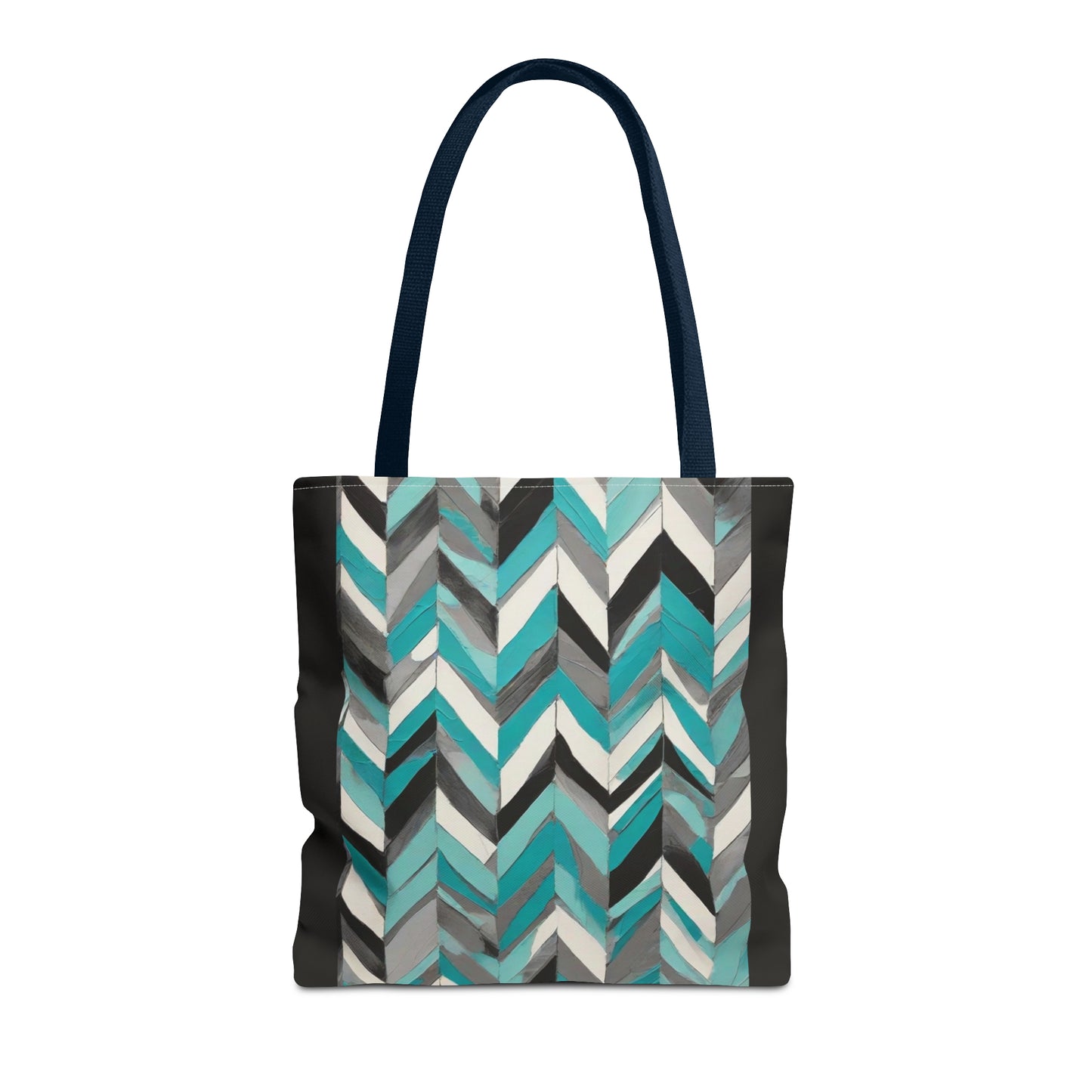 Chevron& Block Tote Bag (AOP)