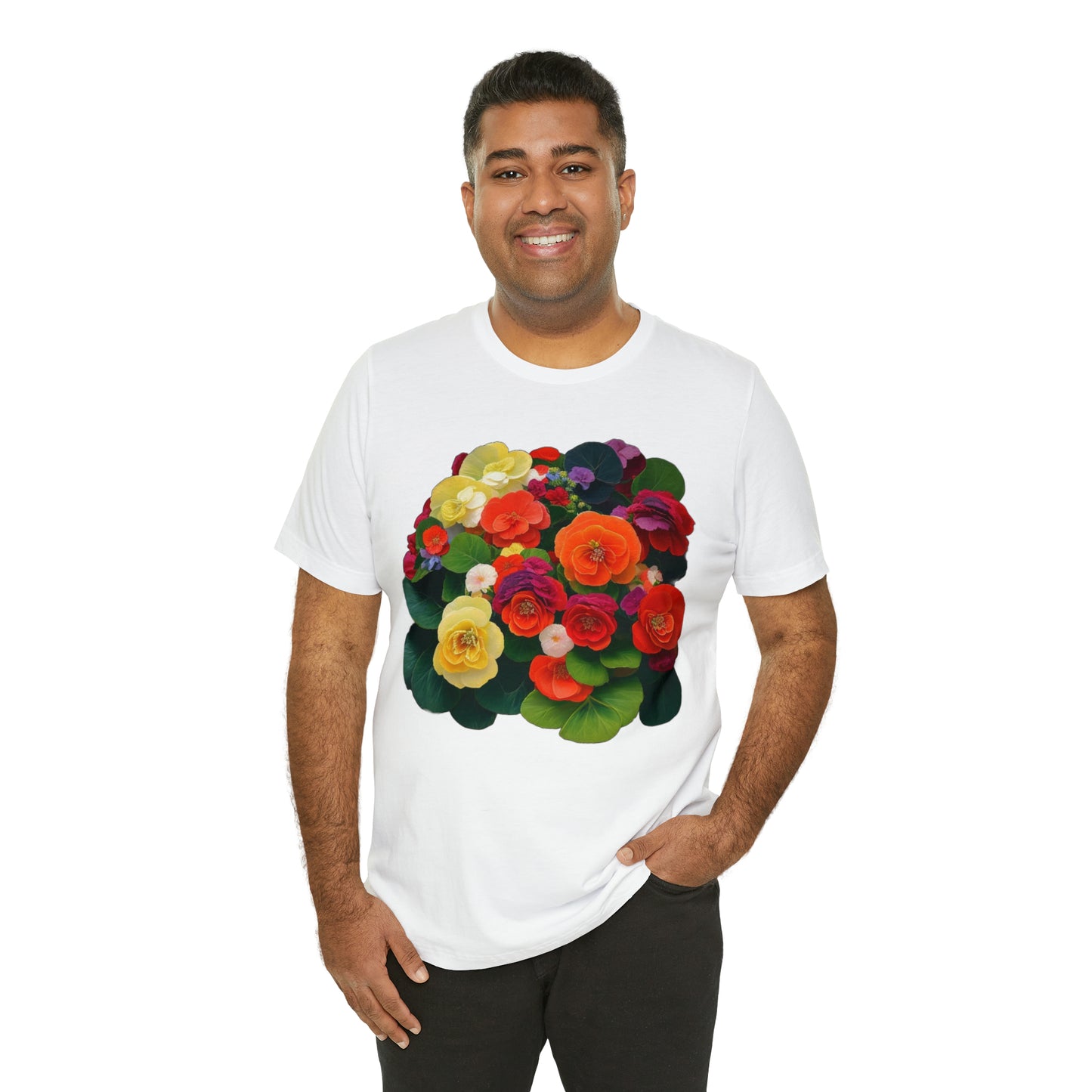 Begonia -- Unisex Jersey Short Sleeve Tee