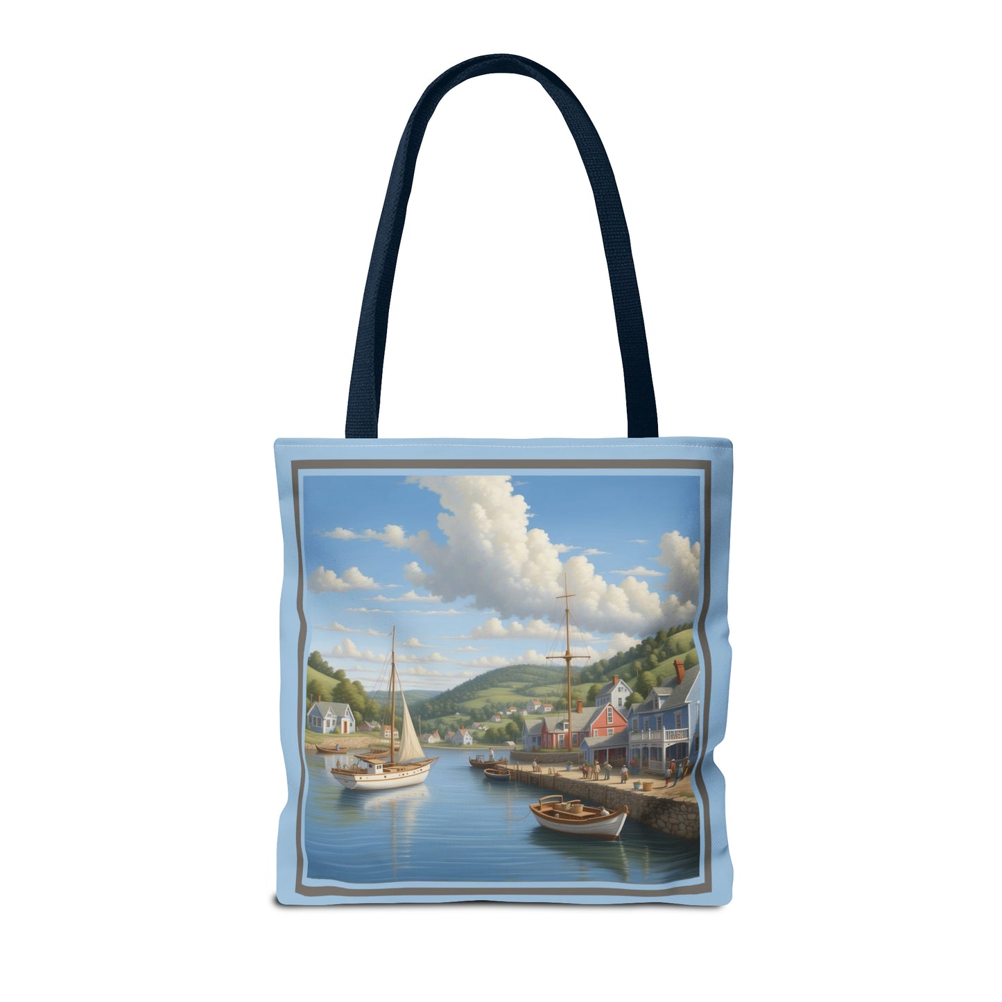 Coastal Village Tote Bag (AOP)