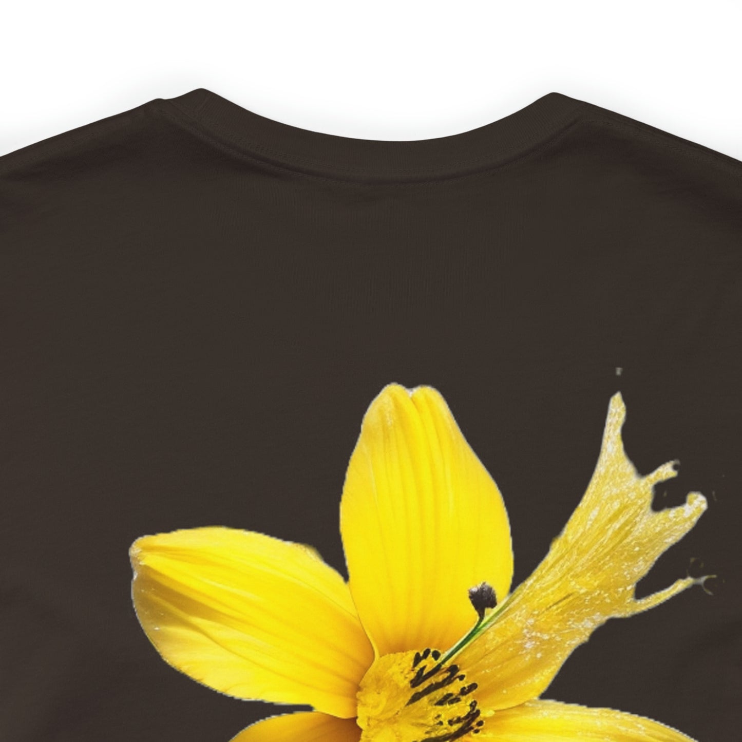 Daffodil (back) -- Unisex Jersey Short Sleeve Tee