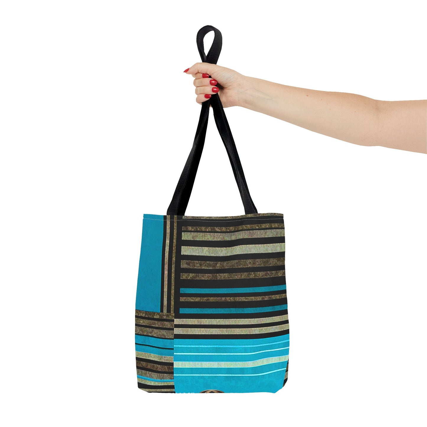 Madison Ave - Stylish Striped Tote Bag - Perfect for Work, Casual Outings & Everyday Use