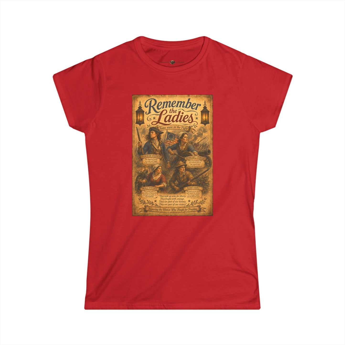 Remember the Ladies Tee — Vintage Women’s 1776 Patriotic T‑Shirt