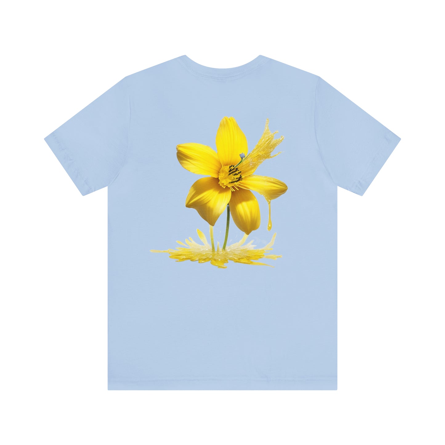 Daffodil (back) -- Unisex Jersey Short Sleeve Tee