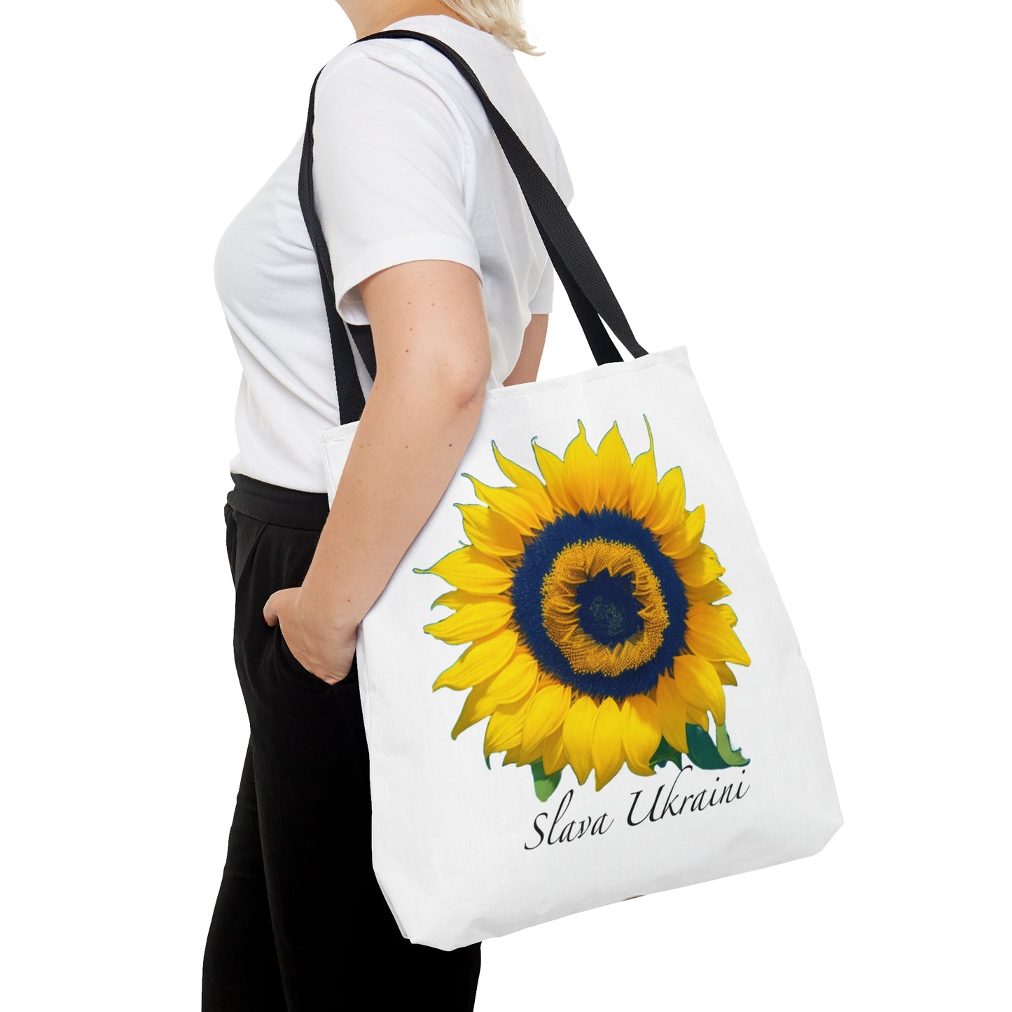 Slava Ukraini Sunflower Tote Bag (AOP)