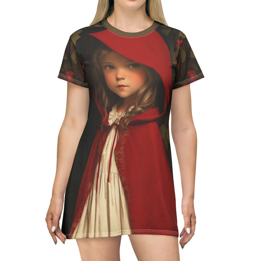 Little Red -- T-Shirt Dress (AOP)