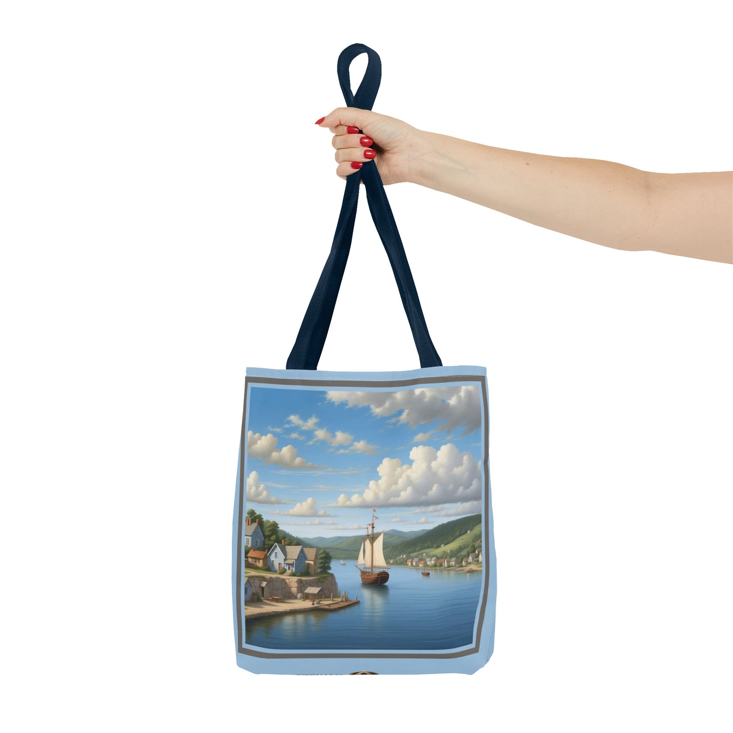 Coastal Village Tote Bag (AOP)