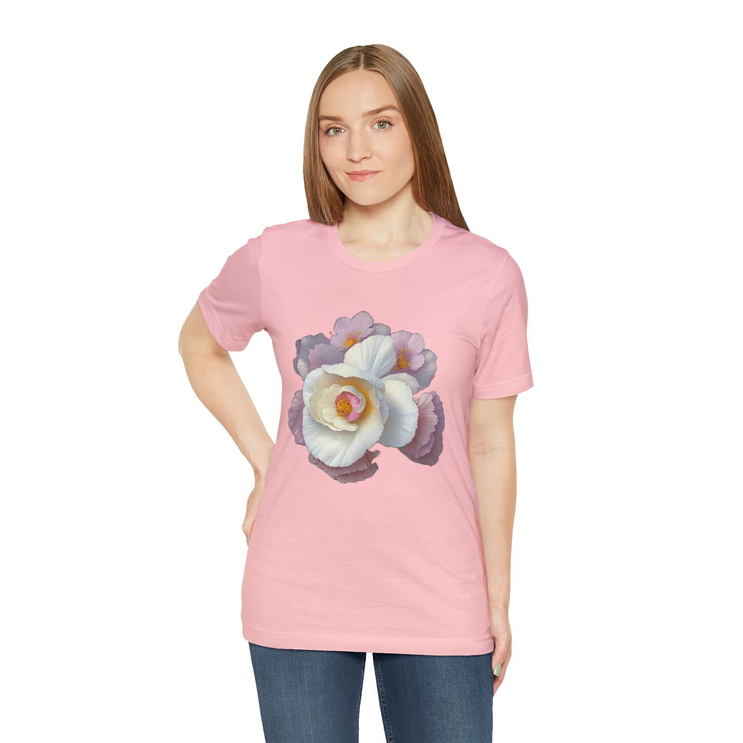 Wild Rose -- Unisex Jersey Short Sleeve Tee