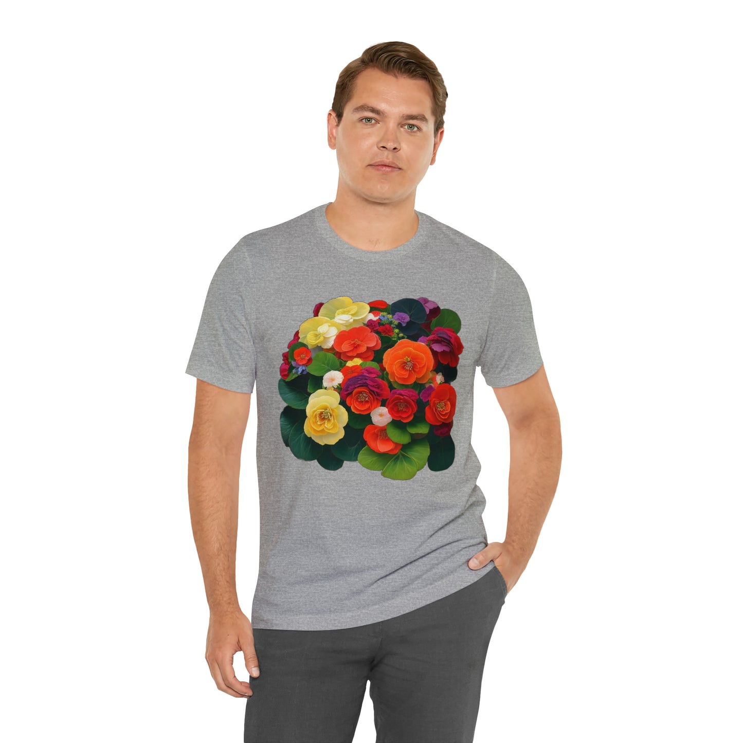 Begonia -- Unisex Jersey Short Sleeve Tee