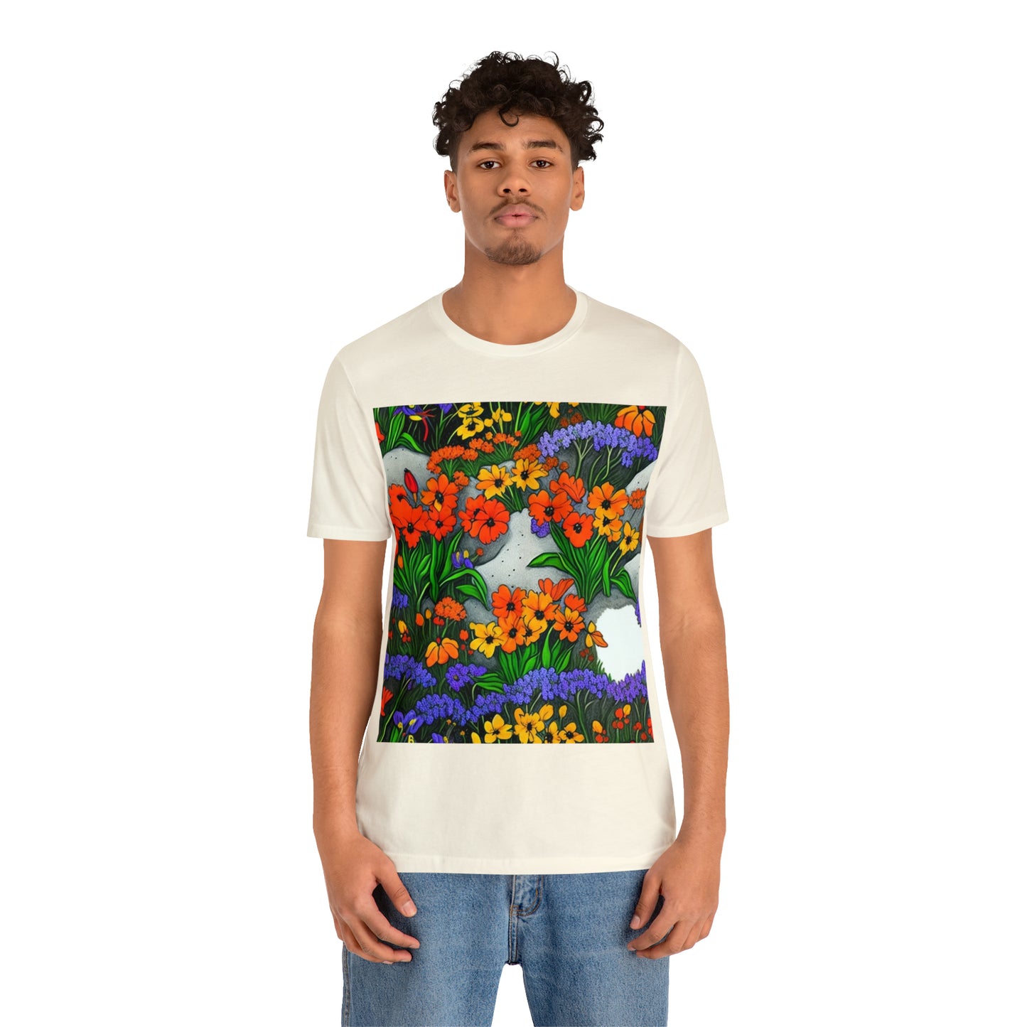 VT Wildflowers #9 -- Unisex Jersey Short Sleeve Tee