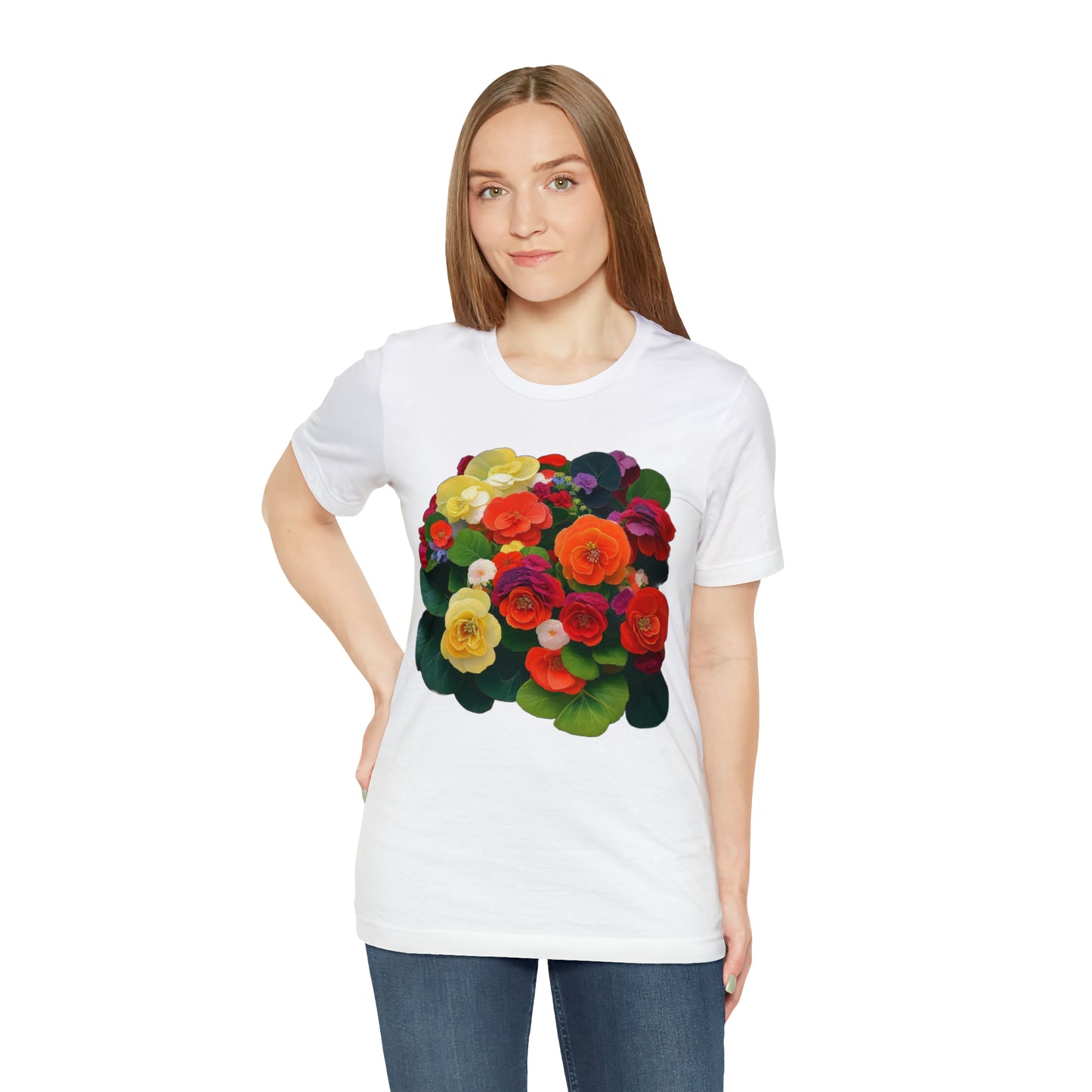 Begonia -- Unisex Jersey Short Sleeve Tee