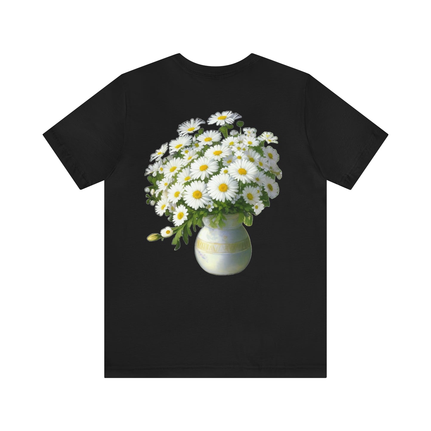 Daisies (back) -- Unisex Jersey Short Sleeve Tee