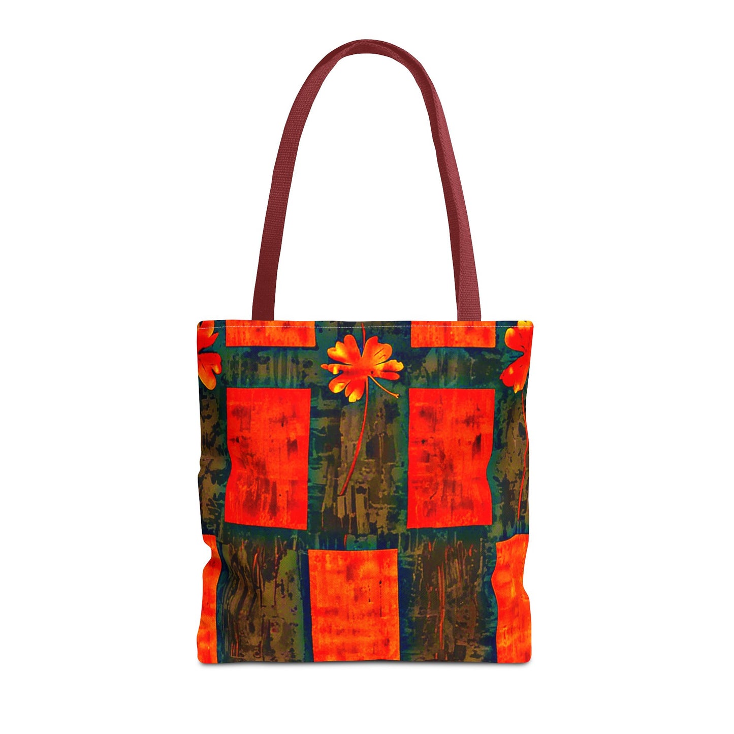 City Flower - Vibrant Floral Tote Bag - Colorful Art for Everyday Use