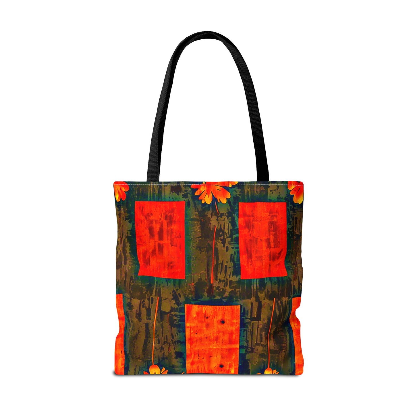 City Flower - Vibrant Floral Tote Bag - Colorful Art for Everyday Use