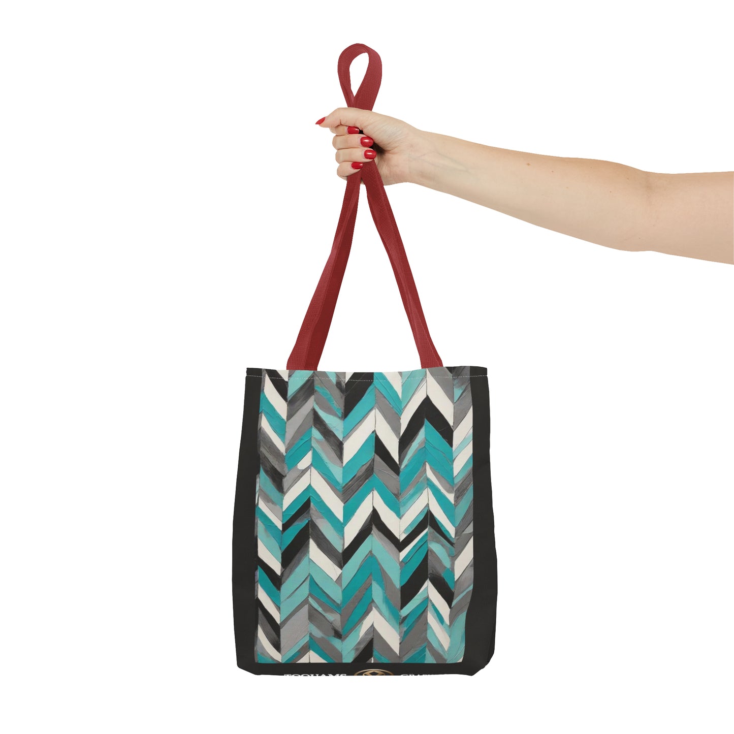 Chevron& Block Tote Bag (AOP)