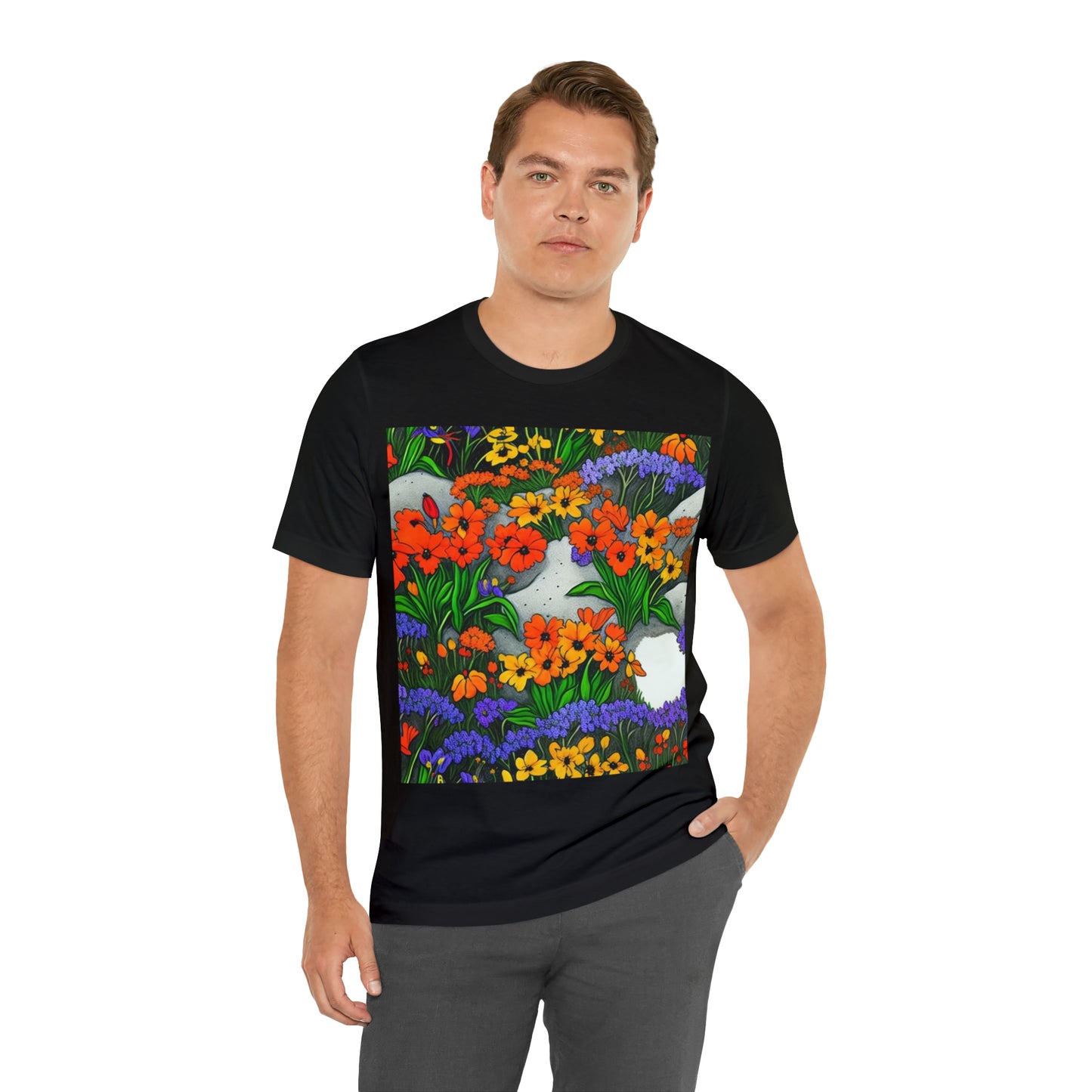 VT Wildflowers #9 -- Unisex Jersey Short Sleeve Tee